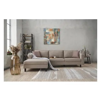 Atelier del Sofa Corner Sofa Kale Linen Left - Cream