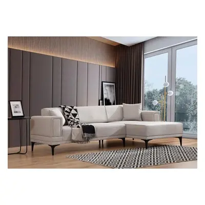 Atelier del Sofa Corner Sofa-Bed Horizon Right - Ecru