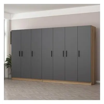 Hanah Home Wardrobe Kale - 7643 Anthracite