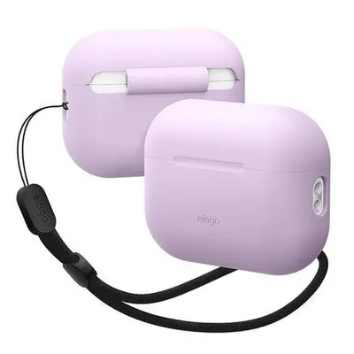 Elago Airpods Pro 2 Silicone Case with Nylon Lanyard - Lavender