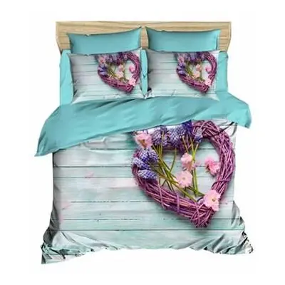 L'essentiel Maison Single Quilt Cover Set 189 TurquoisePurpleGreen