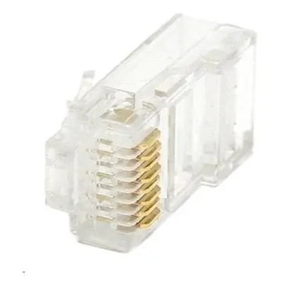 Konektor UTP RJ45 (8p8c), Cat6, 50µm, licna - 100 ks, IDA00601