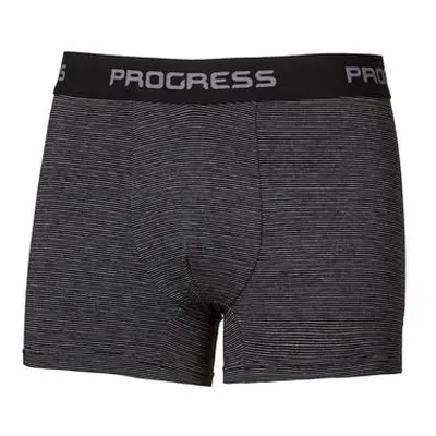 PROGRESS ANGUS pánské boxerky s bambusem a stříbrem XL černá