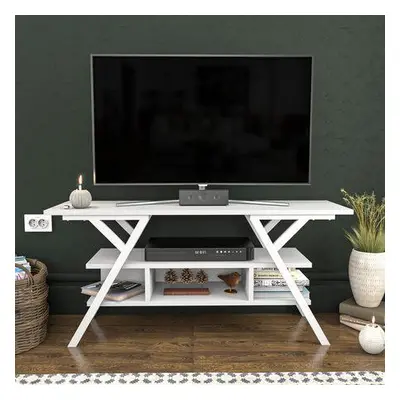 Hanah Home TV Stand Minerva - White