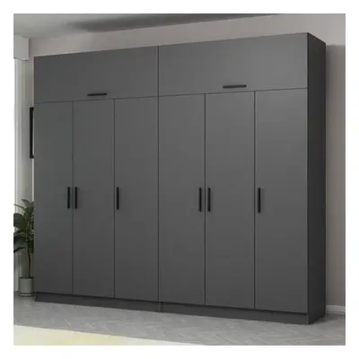 Hanah Home Wardrobe Kale - 5267 Anthracite