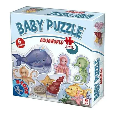 D-TOYS Baby puzzle Podmořský svět 6v1 (2-5 dílků)