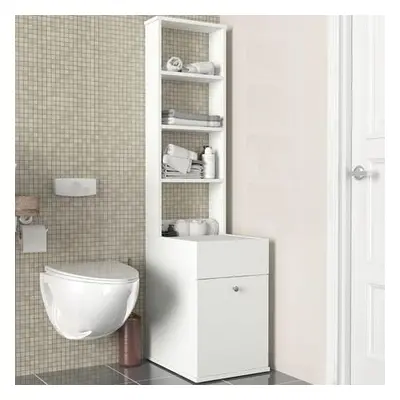 Hanah Home Bathroom Cabinet Nessa - White