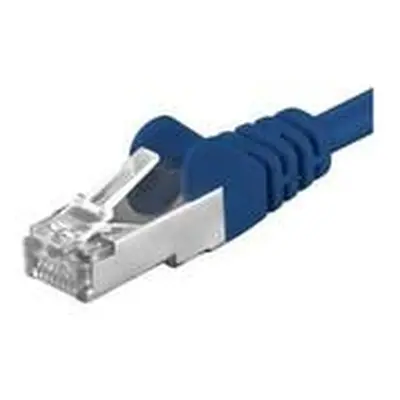 Premiumcord sp6asftp070B Patch, CAT6a S-FTP, RJ45-RJ45, AWG 26/7, 7m, modrý