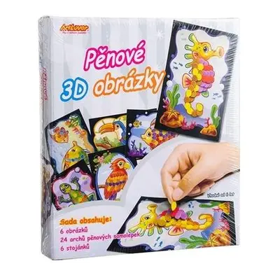 ARTLOVER Pěnové 3D obrázky - sada 6ks