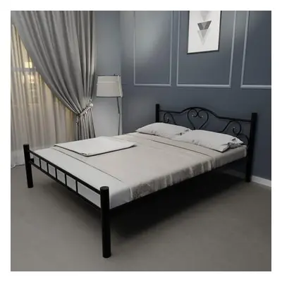 Hanah Home Double Bedstead K50 - Black (140 x 190)