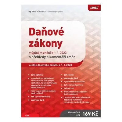 Daňové zákony v úplném znění k 1. 1. 2023