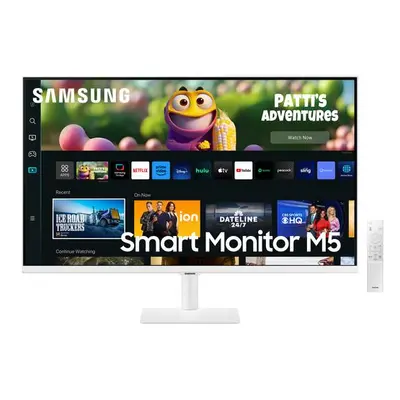 27" Samsung Smart Monitor M50C, bílý, LS27CM501EUXDU