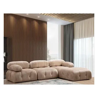 Atelier del Sofa Corner Sofa Bubble Corner ( L1-O1-1R -Puf) - Cream