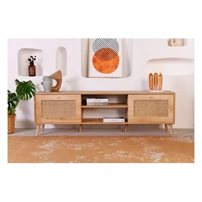 Hanah Home TV Stand Hazeran 180 Oak