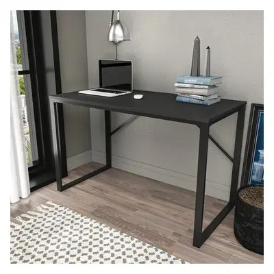 Hanah Home Study Desk Layton - Black, Anthracite BlackAnthracite