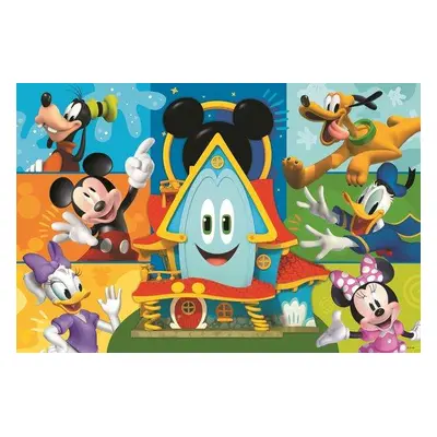 TREFL Puzzle Mickeyho klubík: Mickey Mouse a kamarádi MAXI 24 dílků