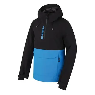 Husky Pánská outdoor bunda Nabbi M black/neon blue L