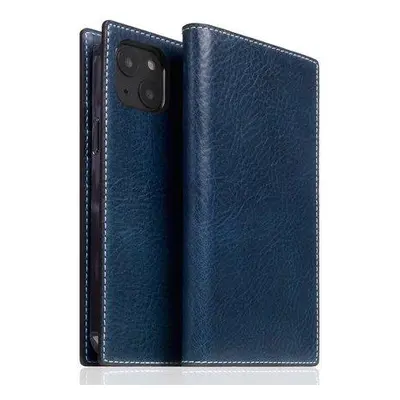 SLG Design puzdro D+ Italian Temponata Leather pre iPhone 14 Plus - Blue