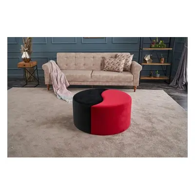 Atelier del Sofa Pouffe Alis Puf - Red, Black BlackRed