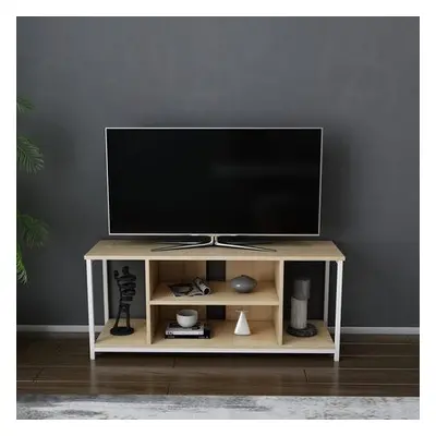 Hanah Home TV Stand Rinaldo - White, Oak WhiteOak