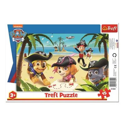 TREFL Puzzle Tlapková patrola: Pirátská výprava 15 dílků