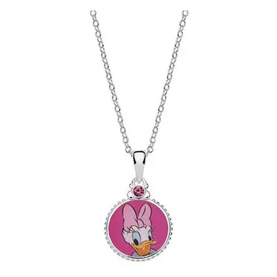 Disney Půvabný stříbrný náhrdelník Daisy Duck CS00026SRPL-P (řetízek, přívěsek)