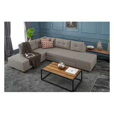 Atelier del Sofa Corner Sofa-Bed Manama Corner Sofa Bed Left - Cream