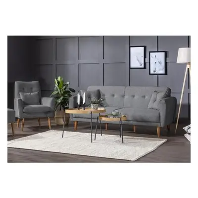 Atelier del Sofa Sofa-Bed Set Aria-TKM04-94216 Dark Grey