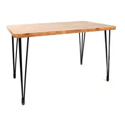 Hanah Home Dining Table Lagos - 1422 WalnutBlack