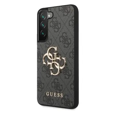 Guess PU 4G Metal Logo kryt Samsung Galaxy S23 šedý