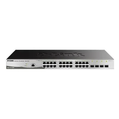 D-Link DGS-1210-28 / ME 24-Port 10/100/1000BASE-T + 4-Port 1 Gbps SFP Metro Ethernet Managed Swi