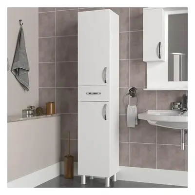 Hanah Home Bathroom Cabinet Selin - White