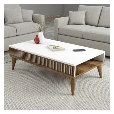 Hanah Home Coffee Table Milan - Walnut, White WalnutWhite