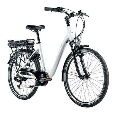 Leader Fox E-BIKE 26" LATONA 18"-2, WHITE (rear motor), vel. 18"