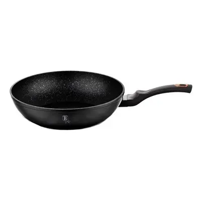 Berlingerhaus Pánev WOK s mramorovým povrchem 28 cm Black Rose Collection BH-1638