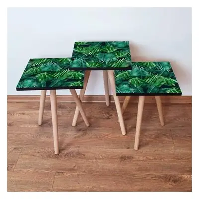 Hanah Home Nesting Table (3 Pieces) 3SHP202 - Green