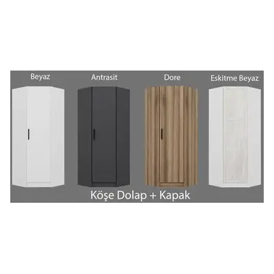 Hanah Home Wardrobe Kale 1 White - 190