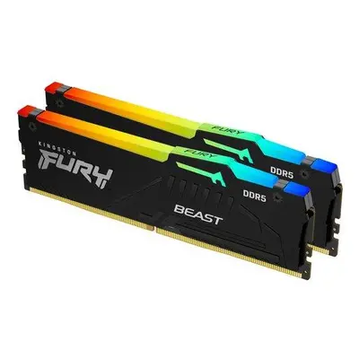 Kingston FURY Beast DDR5 32GB (Kit 2x16GB) 6800MT/s DIMM CL34 RGB EXPO, KF568C34BBEAK2-32