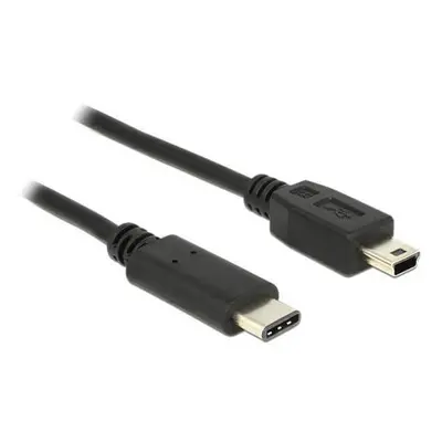 Delock Kabel USB Type-C 2.0 samec > USB 2.0 typ Mini-B samec 2,0 m černý