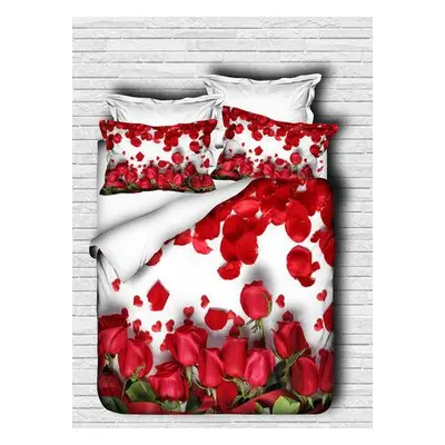 L'essentiel Maison Single Quilt Cover Set 124 RedGreenWhite