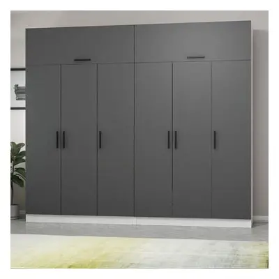 Hanah Home Wardrobe Kale - 5240 Anthracite