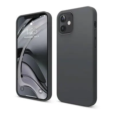 Elago kryt Silicone Case pre iPhone 12/12 Pro - Dark Gray