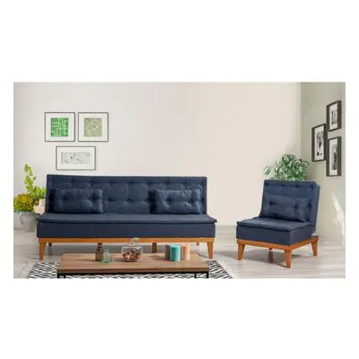 Atelier del Sofa Sofa-Bed Set Fuoco-TKM06-1048 Dark Blue