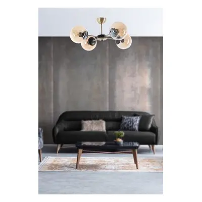 Opviq Chandelier Venüs 4 Lü Bal Camlı Avize Copper