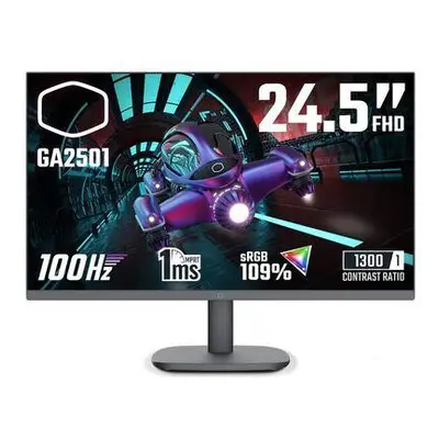 Cooler Master LCD - 24.5", 1920x1080, 100Hz, 1300:1, 250cd/m2, 1ms, 1xHDMI, 1xVGA, IPS, CMI-GA25