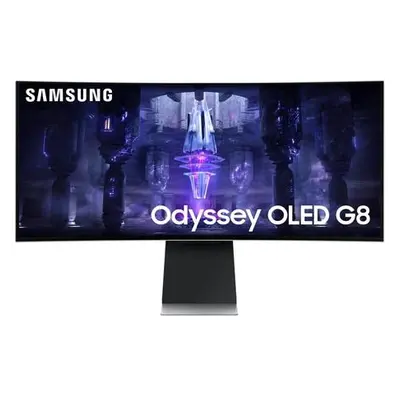 Samsung/Odyssey G85SB/34"/OLED/3440x1440/175Hz/0,1ms/Silver/2R, LS34BG850SUXEN