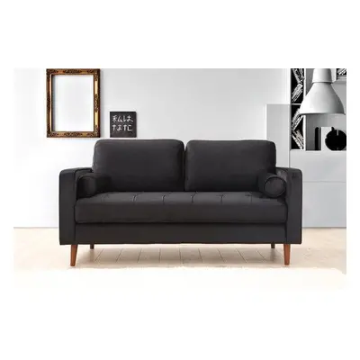 Atelier del Sofa 2-Seat Sofa Rome - Black BlackOak