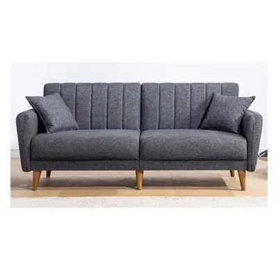 Atelier del Sofa 3-Seat Sofa-Bed Aqua - Dark Grey