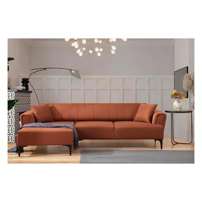 Atelier del Sofa Corner Sofa-Bed Hamlet Left - Tile Red