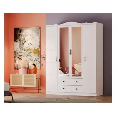 Hanah Home Wardrobe Lavinia 004 - White